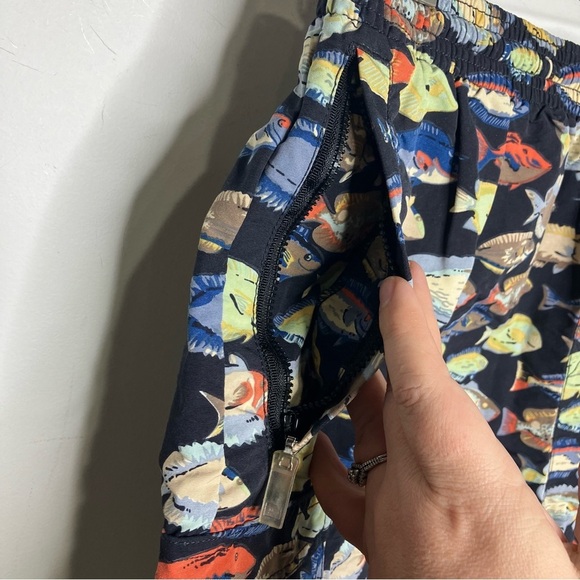 Tori Richard Honolulu swim trunks tropical fish size large pockets multicolored - Picture 3 of 8